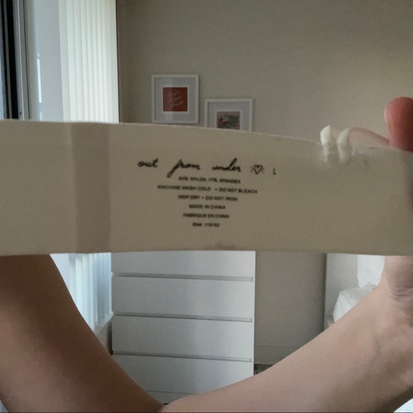 Out From Under Cream Strappy Bralette L - Picture 4 of 4